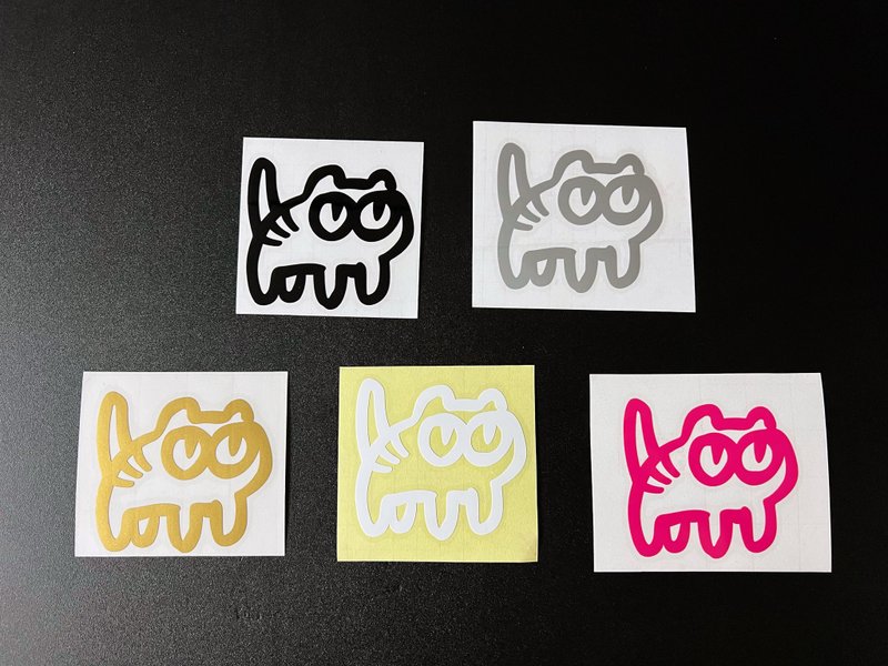 Ugly Ugly Cat Sticker - อื่นๆ - วัสดุกันนำ้ 