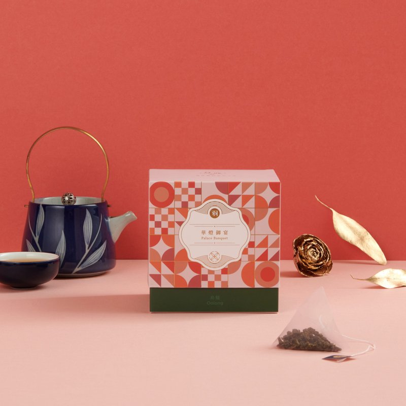 Premium Taiwanese Tea | Palace Banquet (Oolong) Tea Sachet - Tea - Fresh Ingredients Pink