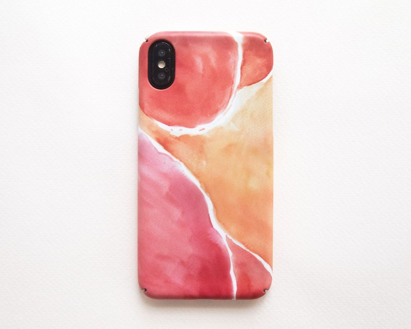 抽象的な宇宙 iPhone ケース 手機殼 เคส - スマホケース - プラスチック ピンク