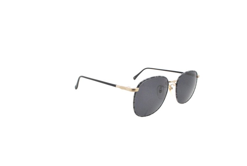 Alain Delon AD 2923 1 80s Vintage Sunglasses - กรอบแว่นตา - โลหะ สีเทา