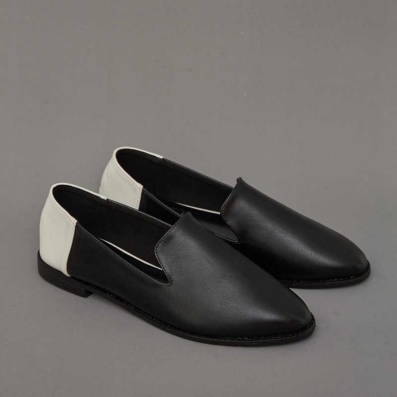 Mood Loafers - Black Smoke - รองเท้าลำลองผู้หญิง - หนังแท้ สีดำ