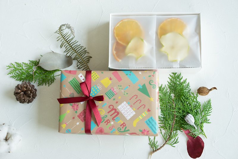 Limited Christmas Gift Box - ผลไม้อบแห้ง - อาหารสด หลากหลายสี