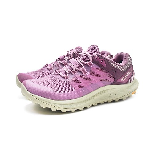 米蘭皮鞋Milano MERRELL(女)ANTORA 3 GORE-TEX防水輕量越野健行鞋 女鞋-紫綠