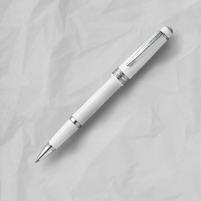 【CROSS】 Bailey Light Bailey Light Series Bright White Ball Pen (Original Genuine) - Rollerball Pens - Other Materials White