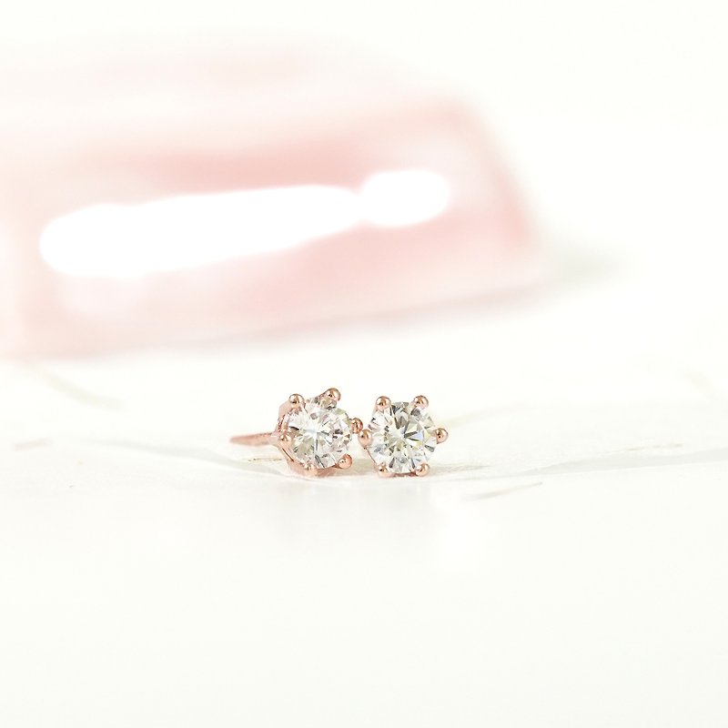 Herkimer Diamond。Earrings - Earrings & Clip-ons - Gemstone Transparent