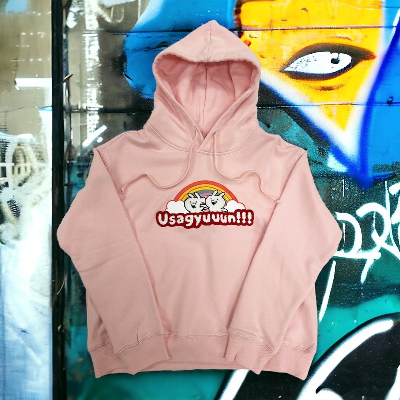 Usagyuuun小突兔 長袖連帽衛衣 USG-HDE-01 - 帽T/大學T - 棉．麻 