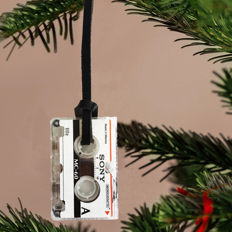 2022 Holiday Ornament | Micro Cassette Christmas Ornament | Limited | Xmas Decor - Items for Display - Other Materials 