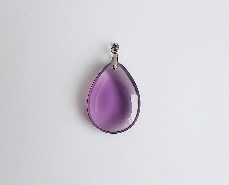 Gemstone ‧ Qingxia Fairy Amethyst ‧ Pendant - Necklaces - Gemstone Purple