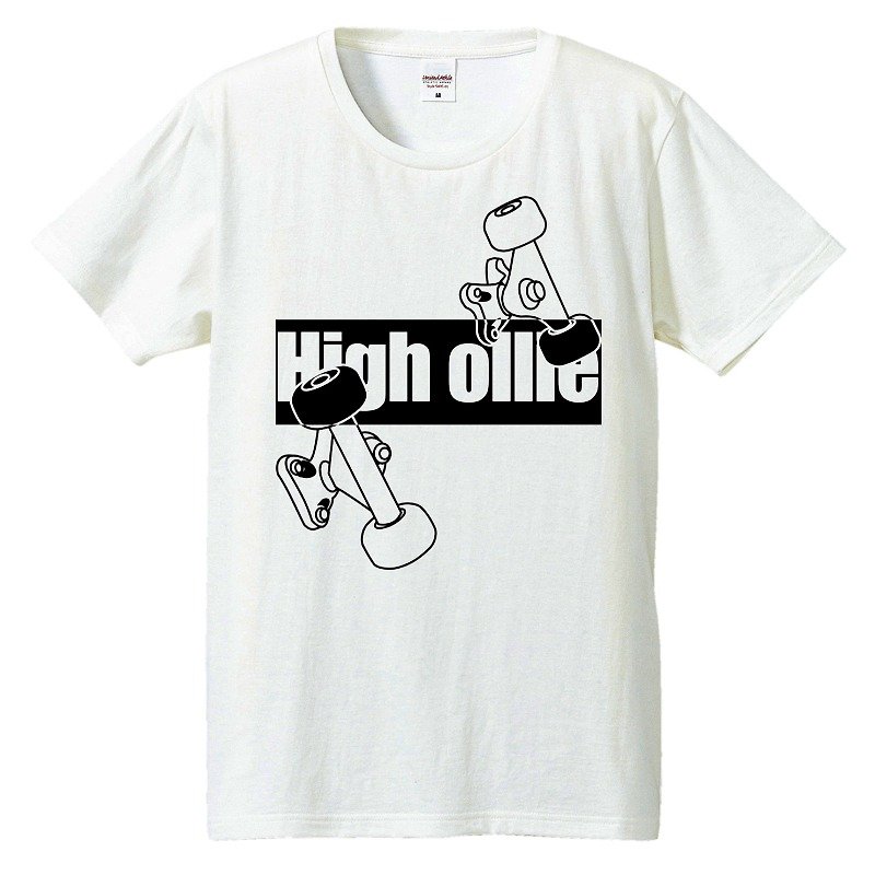 Tシャツ / High OLLIE - T 恤 - 棉．麻 白色