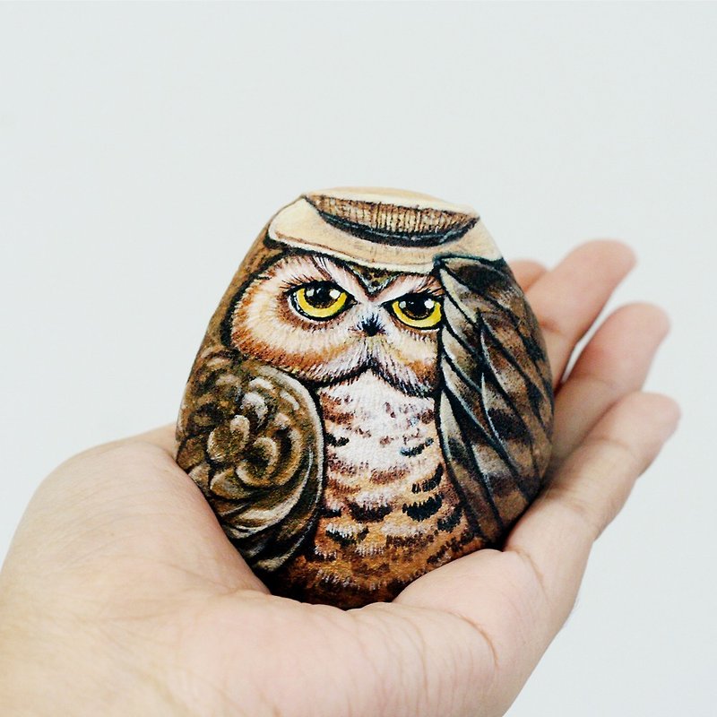 Owl Stone Art. - 其他 - 石頭 多色