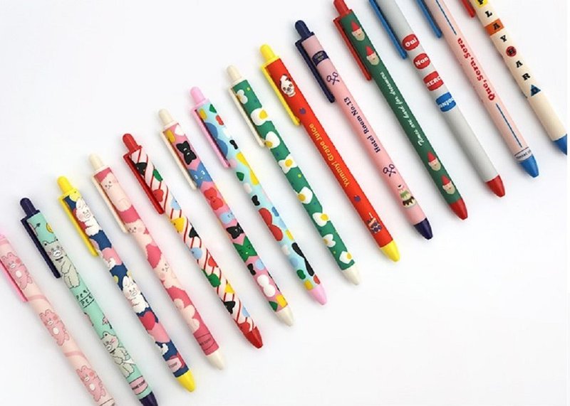 Romane Romane Cute Cartoon Pattern 0.38mm Ball Pen - ปากกา - พลาสติก 