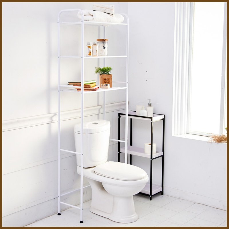 【ikloo】Multifunctional three-layer toilet rack - อุปกรณ์ห้องน้ำ - วัสดุอื่นๆ 