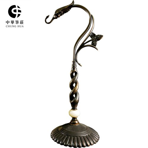 中華筆莊 — 文房四寶 文創禮品 【大型掛筆架】藝術銅製筆架 C款 - 高60cm 獨創設計收藏藝品