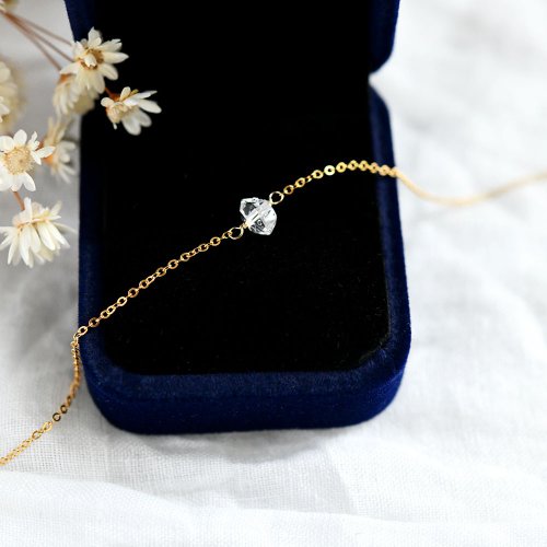 14kgf Herkimer Diamond bracelet 才能の種を咲かせる石