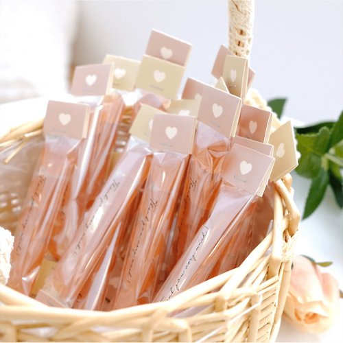 你的禮物 婚禮小物|韓國心型軟糖 喜糖 囍糖 客製化貼紙
