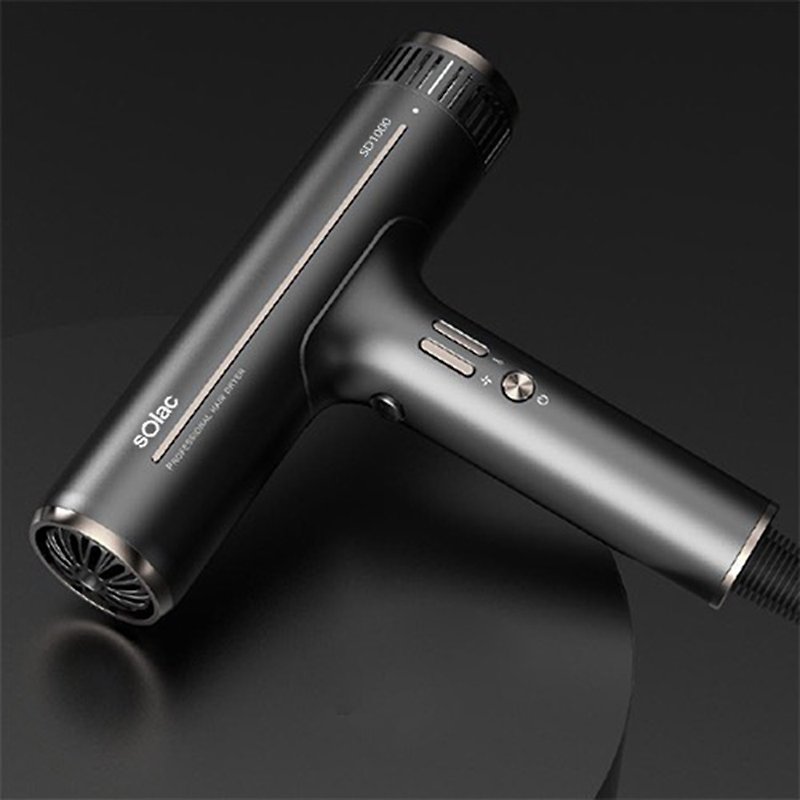 【sOlac】SD-1000 professional negative ion hair dryer gray - Other Small Appliances - Other Materials Black