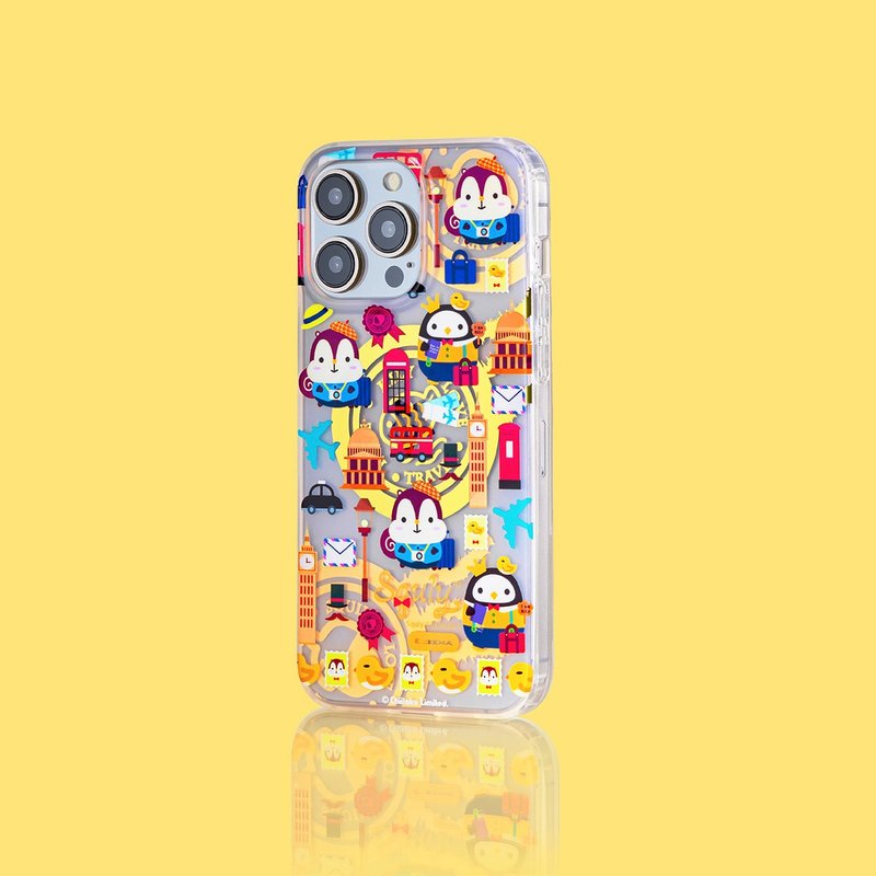 【磁吸板】冰雪白磨砂鏡面金iPhone 15 Pro/15 ProMax手機殼 - 手機殼/手機套 - 塑膠 紅色