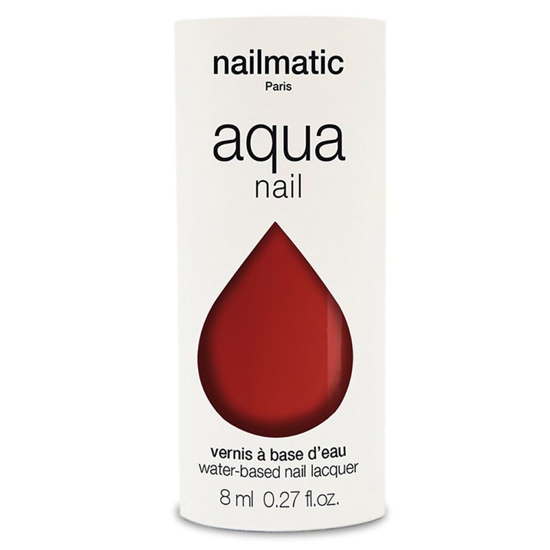 nailmatic Water Series Classic Nail Polish - Garance Red Poppy - Nail Polish & Acrylic Nails - Resin 