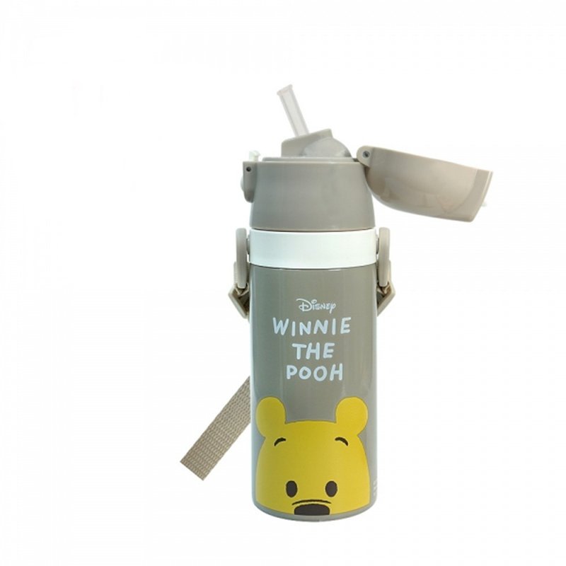 Skater-Straw Stainless Steel Insulated Kettle (400ml) Pooh POOH - Other - Stainless Steel Multicolor