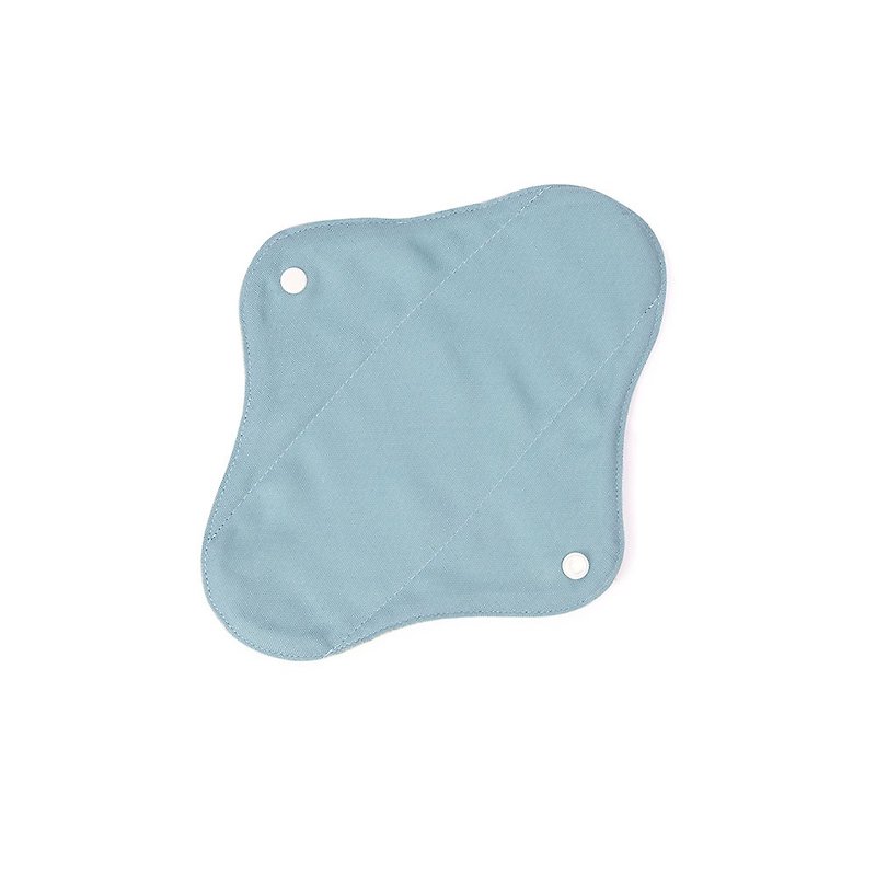 Thick cloth cotton pad (single piece)-water blue - ของใช้ส่วนตัวผู้หญิง - ผ้าฝ้าย/ผ้าลินิน สีน้ำเงิน