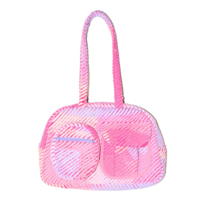 egg Pocket boston　PINK!PINK!PINK　スラッシュキルト - 其他 - 棉．麻 粉紅色