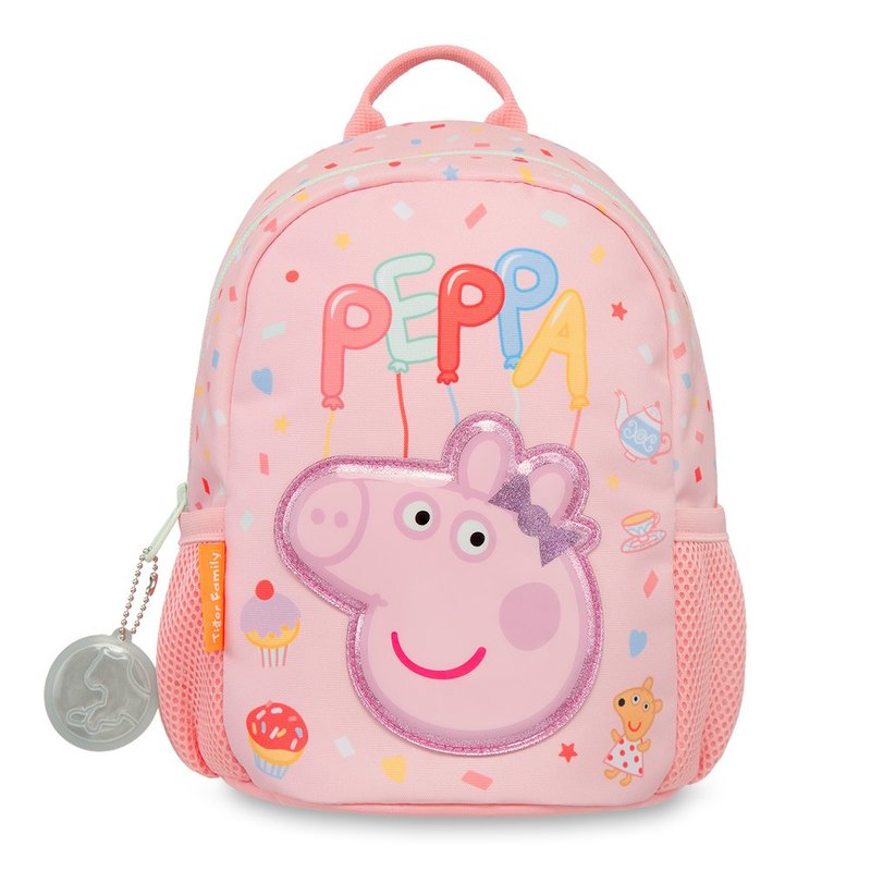 聖誕禮物 粉紅豬小妹聯名 抱抱好朋友3D幼兒背包-佩佩豬 提盒裝 - 防走失/兒童背包 - 其他材質 粉紅色
