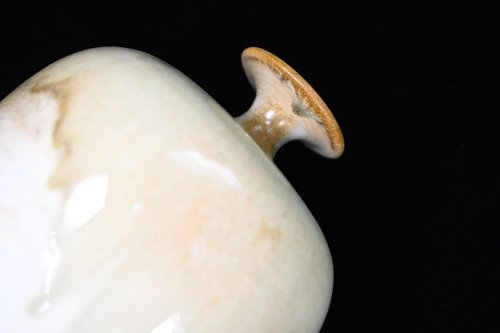 練込花入 来待釉(鉄)筒花入 | 花器・壺 | ギャラリー器館