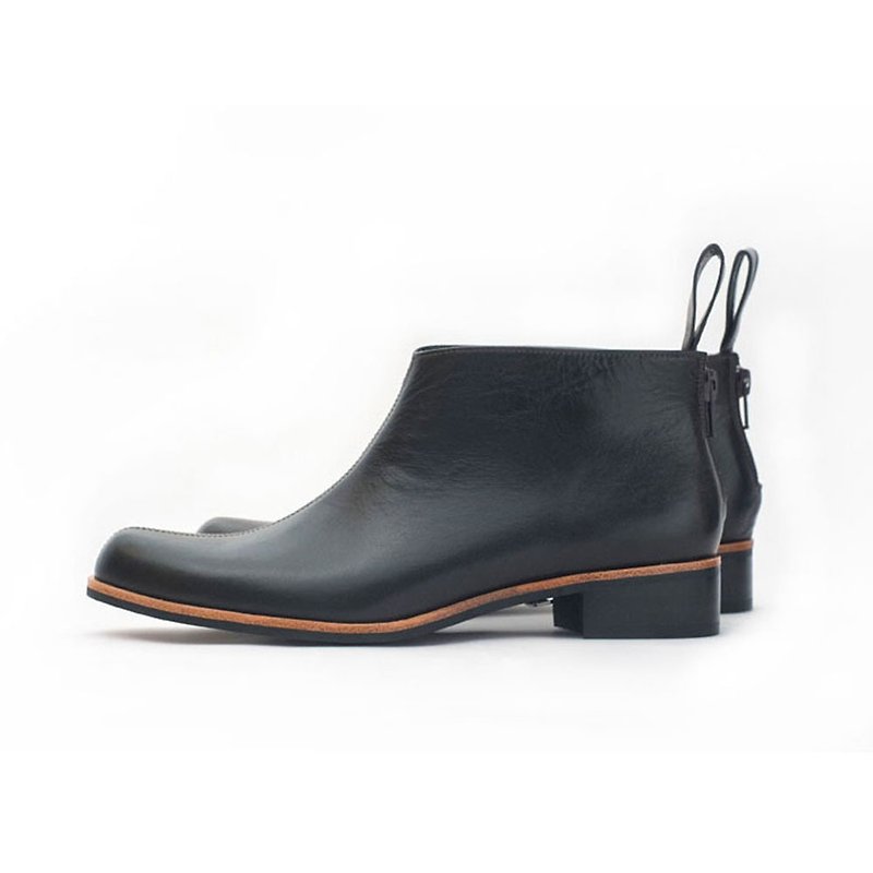 NOUR Isola boot - Night Umber / NOUR Isola 短靴 - 深棕色 - 女款短靴 - 真皮 咖啡色