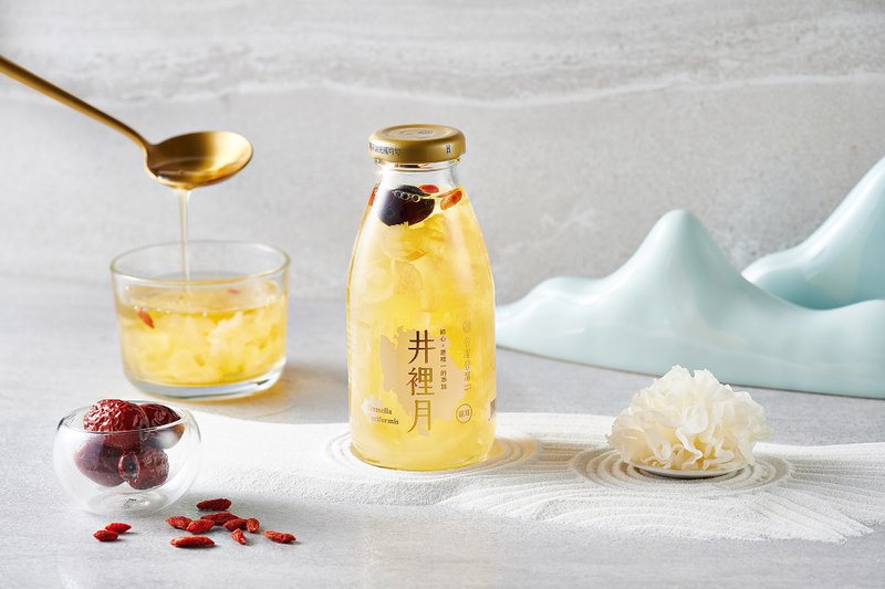 大容量划算【谷溜谷溜】井裡月(鮮銀耳露*24入)  | (無禮盒) - 養生/保健食品/飲品 - 新鮮食材 金色