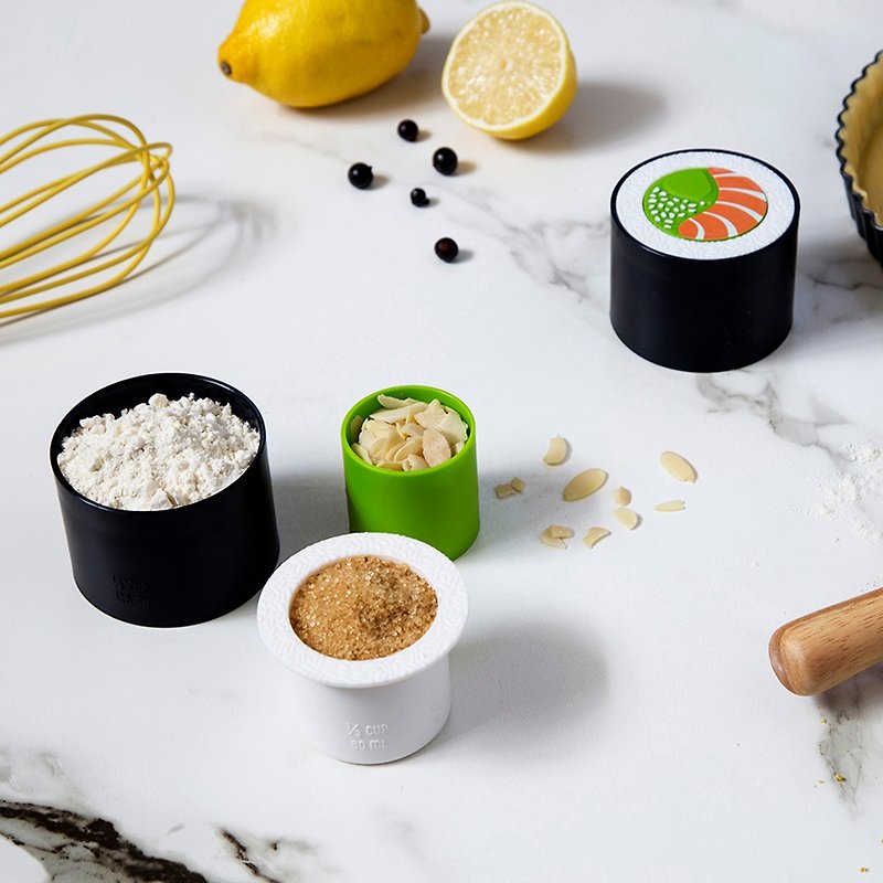 OTOTO 海苔壽司-量杯 - 廚具 - 塑膠 黑色
