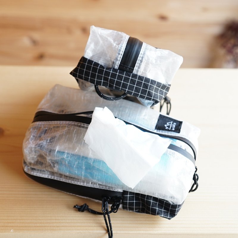 DCF・White・モバイルポケティケース M /登山・キャンプ・アウトドア・ポケットティッシュカバー・スマホケース - 化妝包/收納袋 - 尼龍 綠色