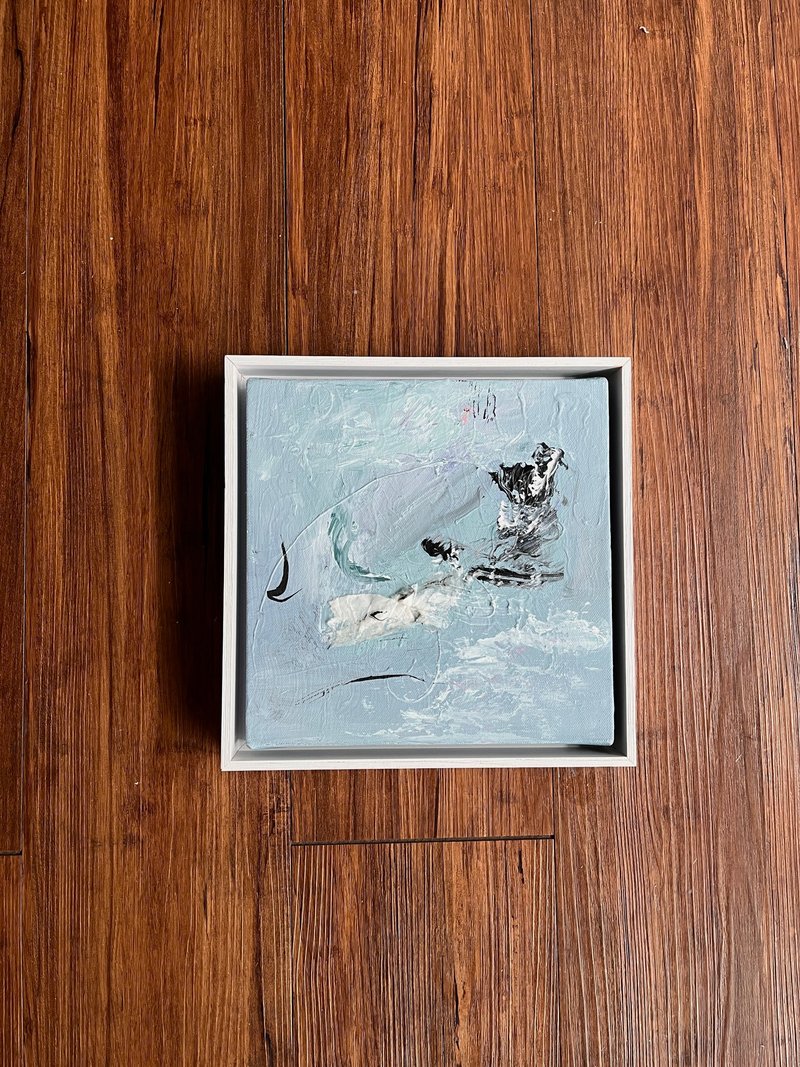 浮游生物 | 複合媒材抽象畫 - 海報/掛畫/掛布 - 其他材質 
