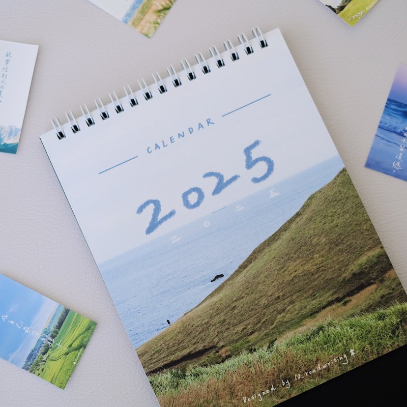 2025 Free to grow/Handwritten desk calendar at Shizijunction - ปฏิทิน - กระดาษ หลากหลายสี