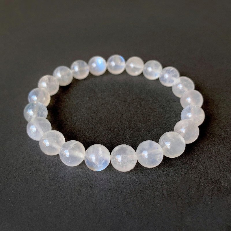 Blue Moonstone 7mm - สร้อยข้อมือ - คริสตัล 