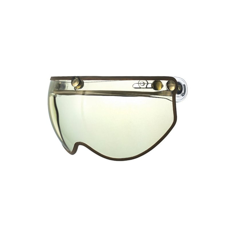 W goggles (TOP coffee trim)-light yellow - หมวกกันน็อก - วัสดุอื่นๆ 