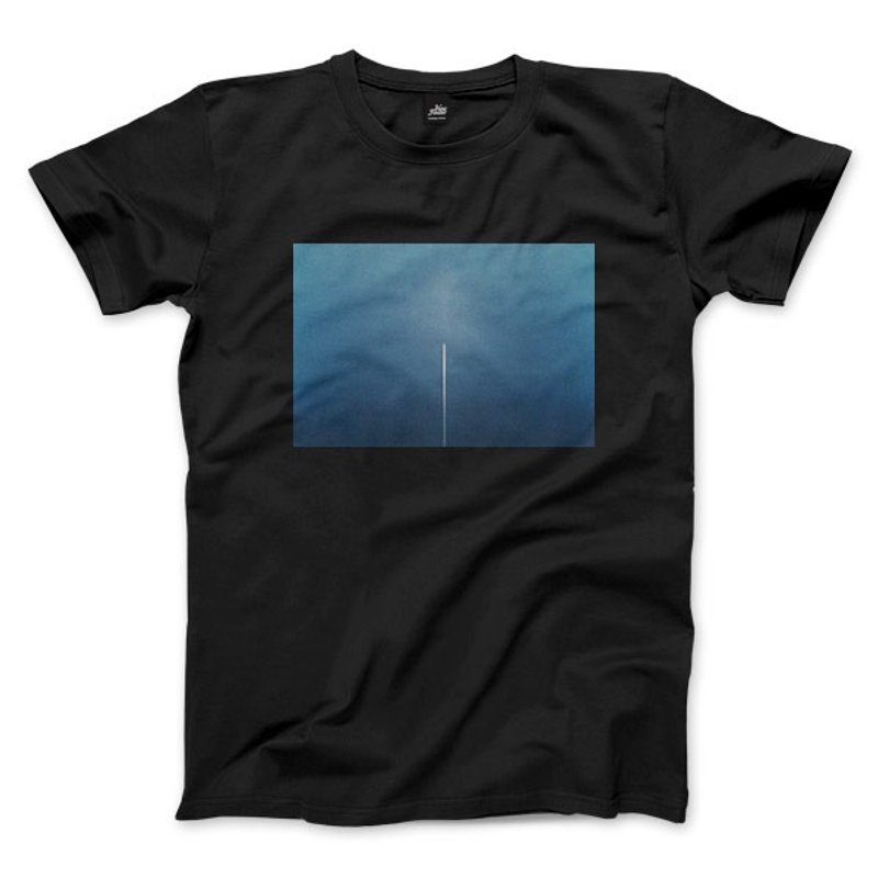 Contrail-Black-Unisex T-shirt - Men's T-Shirts & Tops - Cotton & Hemp Black