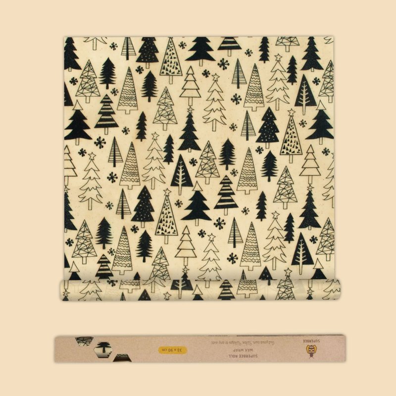 Superbee環保蜂蠟保鮮卷 (松樹森林圖案) - 其他 - 蠟 