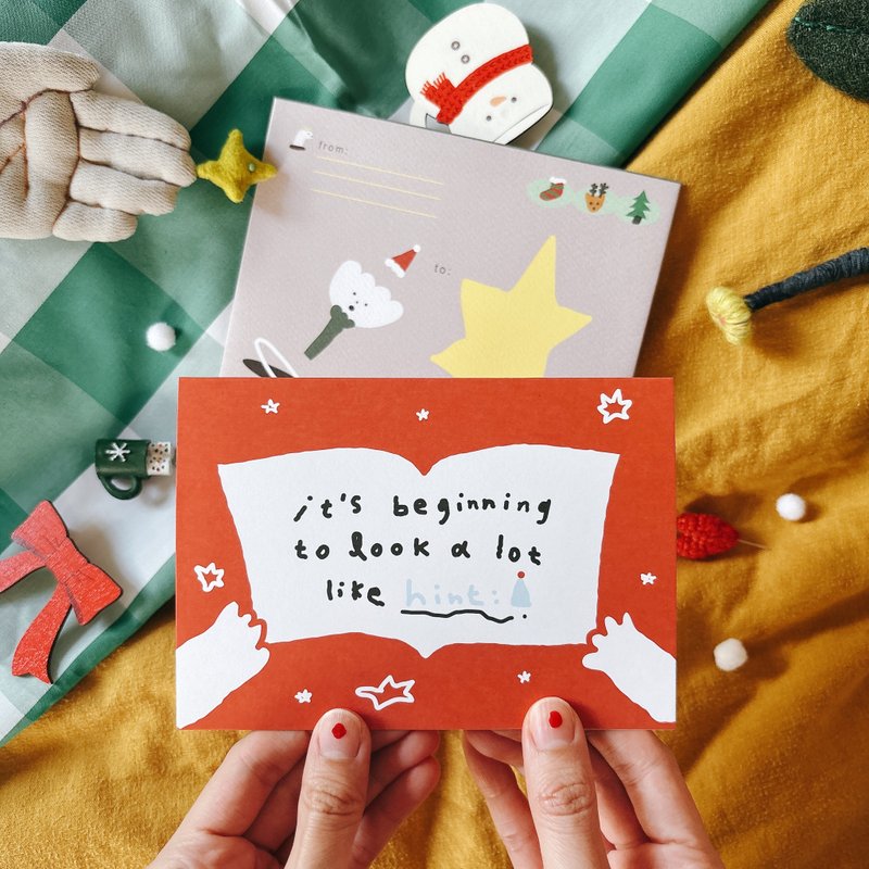 Bunny's Christmas Carol Mystery | Christmas Card & Envelope - Cards & Postcards - Paper Red