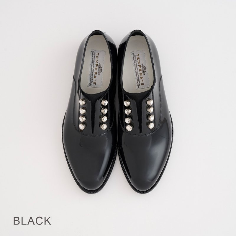 ONYX (BLACK) PVC OXFORD SHOES Rain shoes - รองเท้ากันฝน - วัสดุกันนำ้ สีดำ