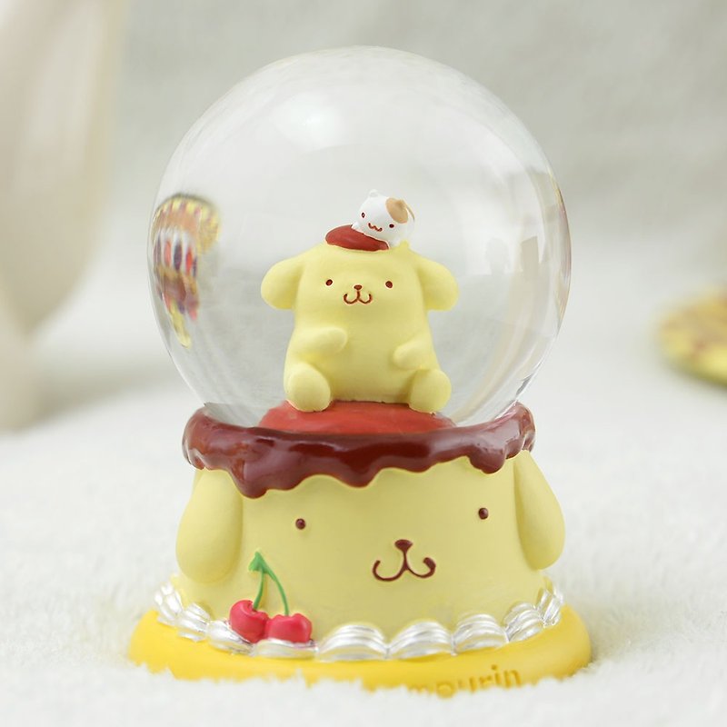 Pudding Dog Crystal Ball Ornament - Items for Display - Glass 