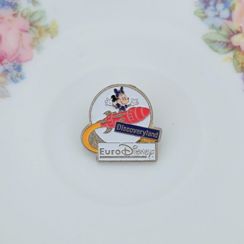 復古米妮老鼠 Euro Disney 別針 - 徽章/別針 - 銅/黃銅 紅色