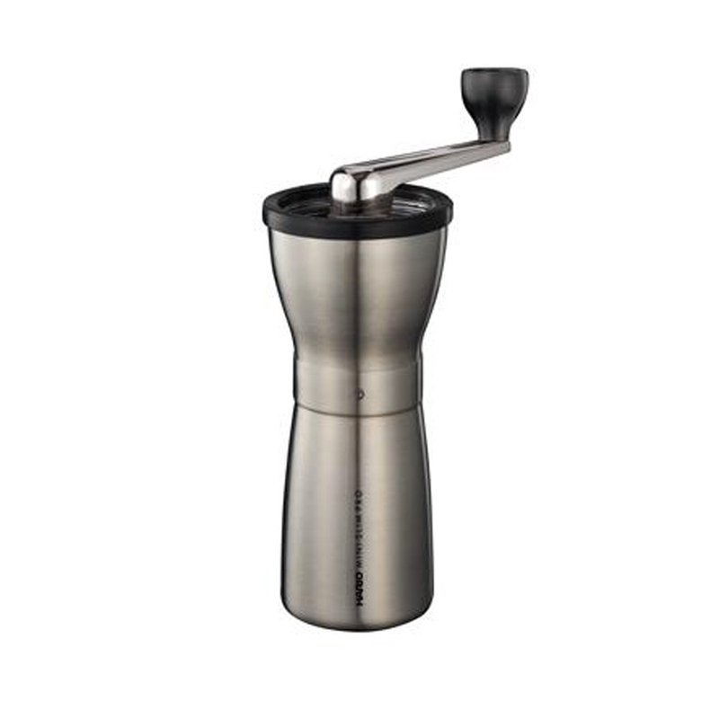 HARIO streamlined silver aluminum hand grinder/MMSP-1-HSV - เครื่องทำกาแฟ - ดินเผา สีเงิน