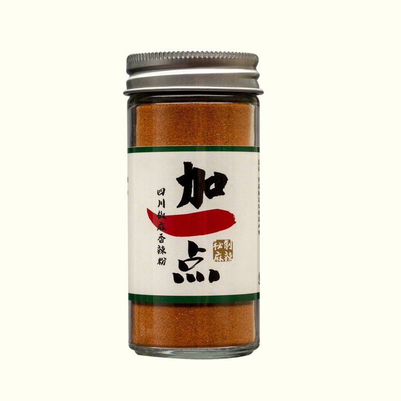 加一点 四川椒麻香辣粉 減鹽 40g 辣椒粉Sichuan Spicy Powder - 醬料/調味料 - 玻璃 