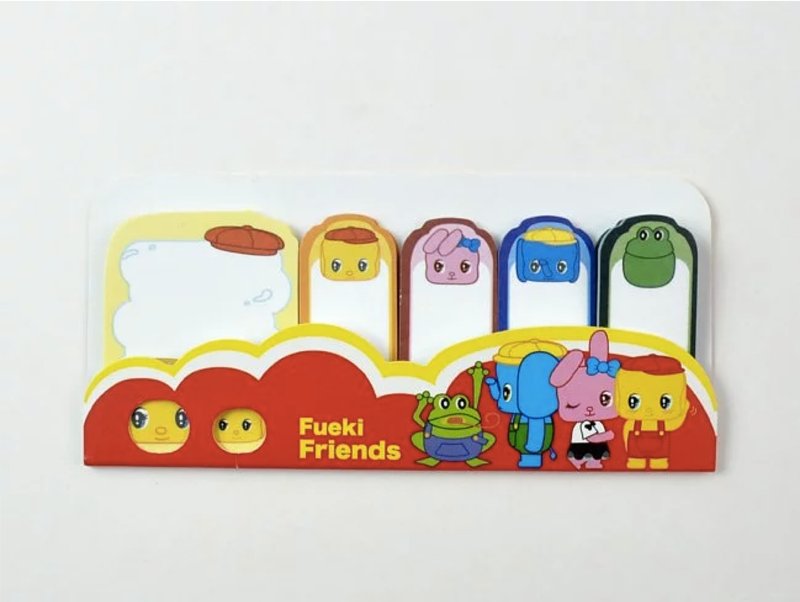 Fueki-kun Memo Pad-B - Sticky Notes & Notepads - Paper Red