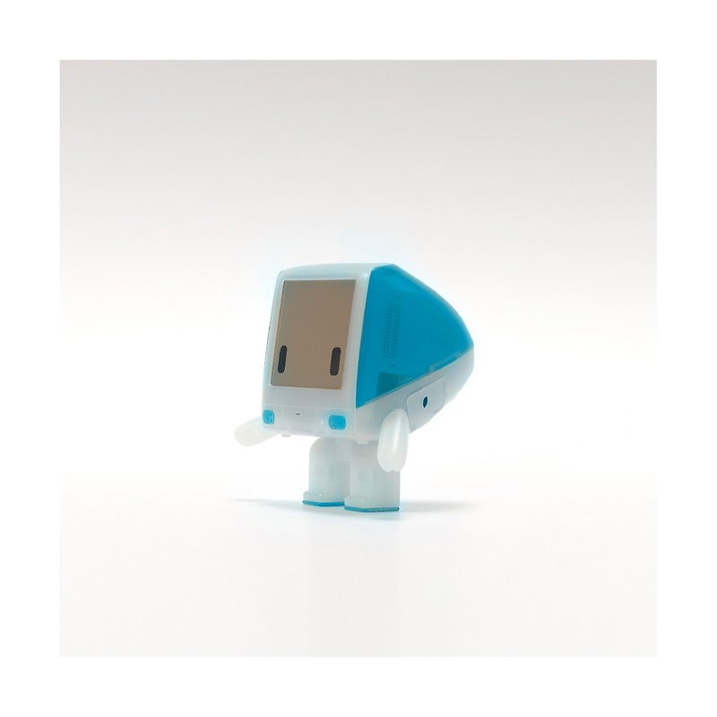 懷舊小電腦人玩具 iBot G3 - 公仔模型 - 塑膠 藍色