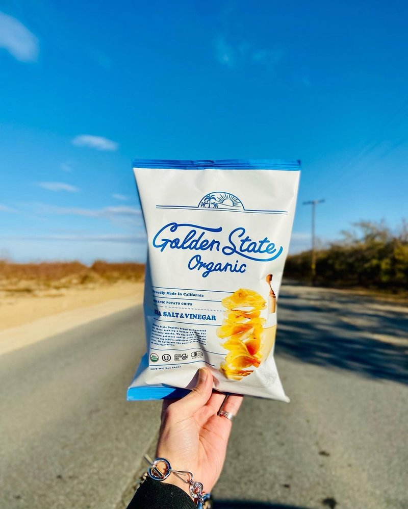 [Healthy Snacks] Golden State California Potato Chips-Sea Salt and Vinegar - ขนมคบเคี้ยว - วัสดุอื่นๆ 