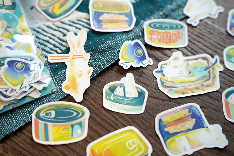 Mochi Bunny Jar || Sticker Pack - Stickers - Paper 