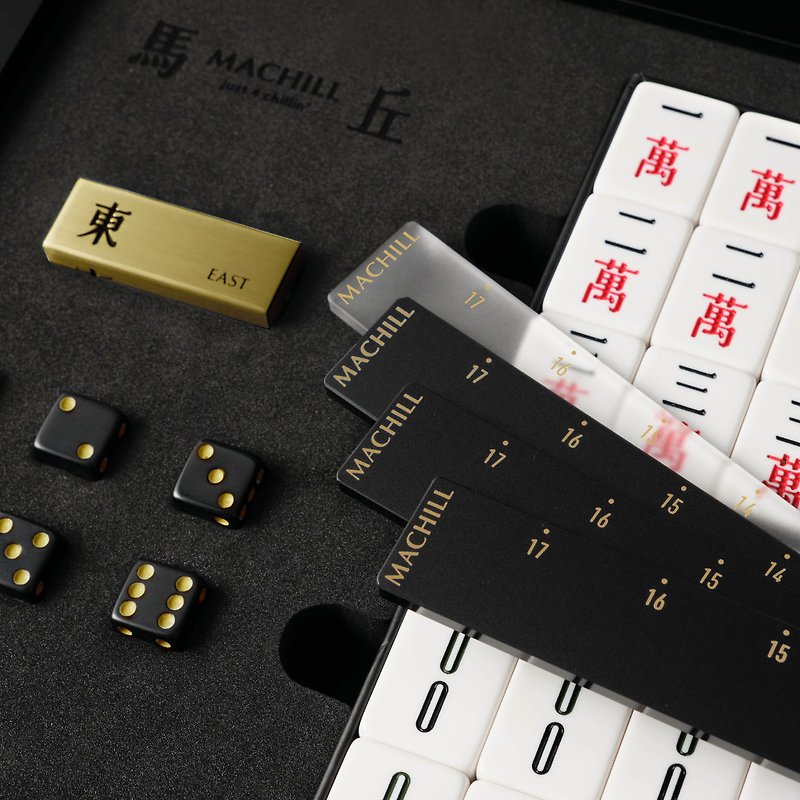 Maqiu mahjong hardcover set - บอร์ดเกม - วัสดุอื่นๆ ขาว