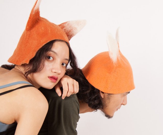 felt fox hat