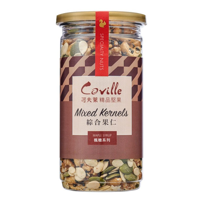 [Kovlai Boutique Nuts] Maple Syrup Nuts 200g/can-Cashews, Walnuts, Pumpkin Seeds... - Nuts - Fresh Ingredients Brown